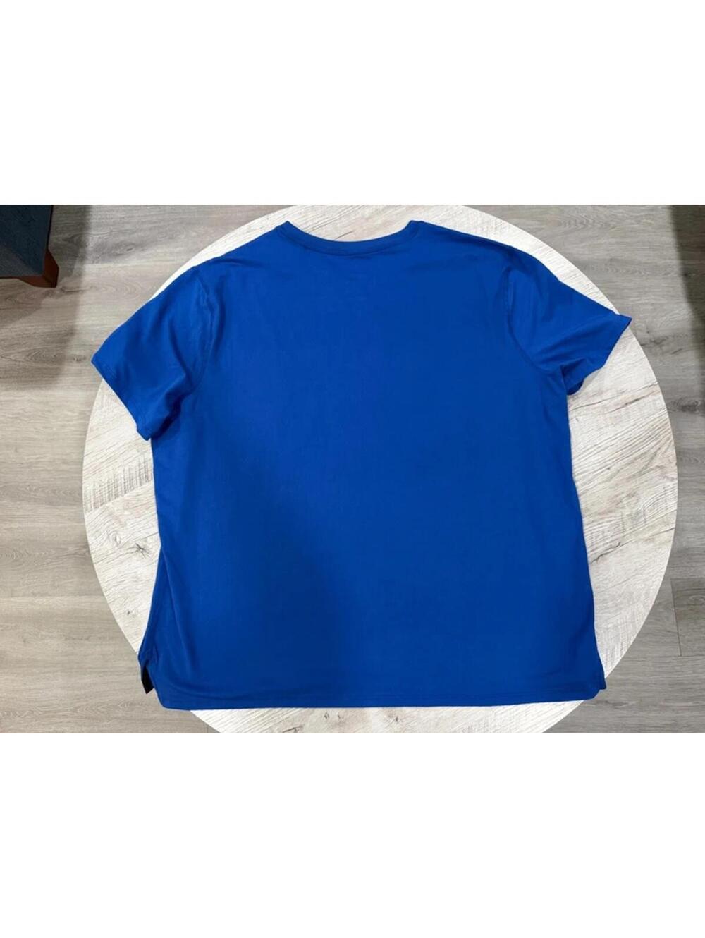 All In Motion Blue Activewear Tee XXL Athleisure Gym Workout Top - Picture 4 of 5